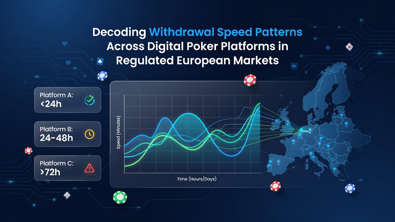 Analyse van opnamesnelheden op pokerplatforms in Europa