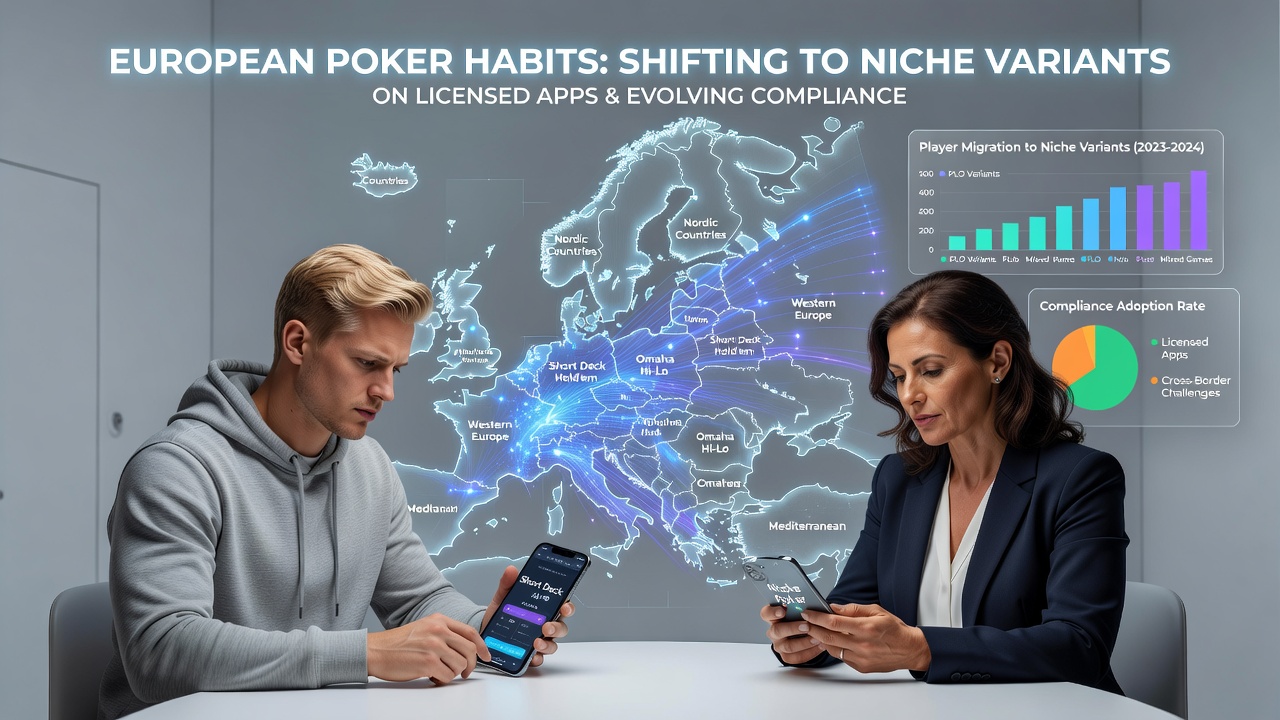 Europese poker spelers verkennen niche varianten zoals Omaha en Short Deck op vergunde mobiele apps