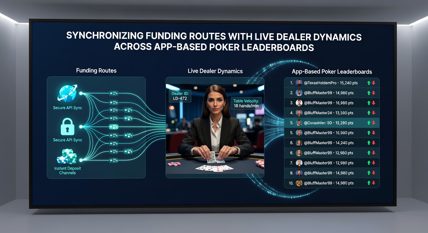 Live dealer poker sessies en leaderboard synchronisatie in apps
